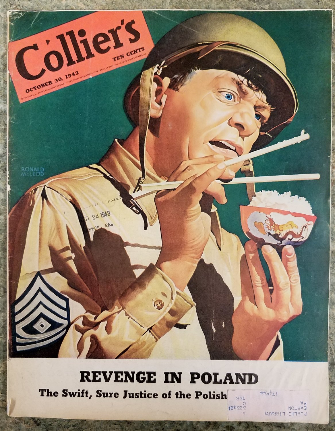 Colliers Magazine One Issue October 30 1943