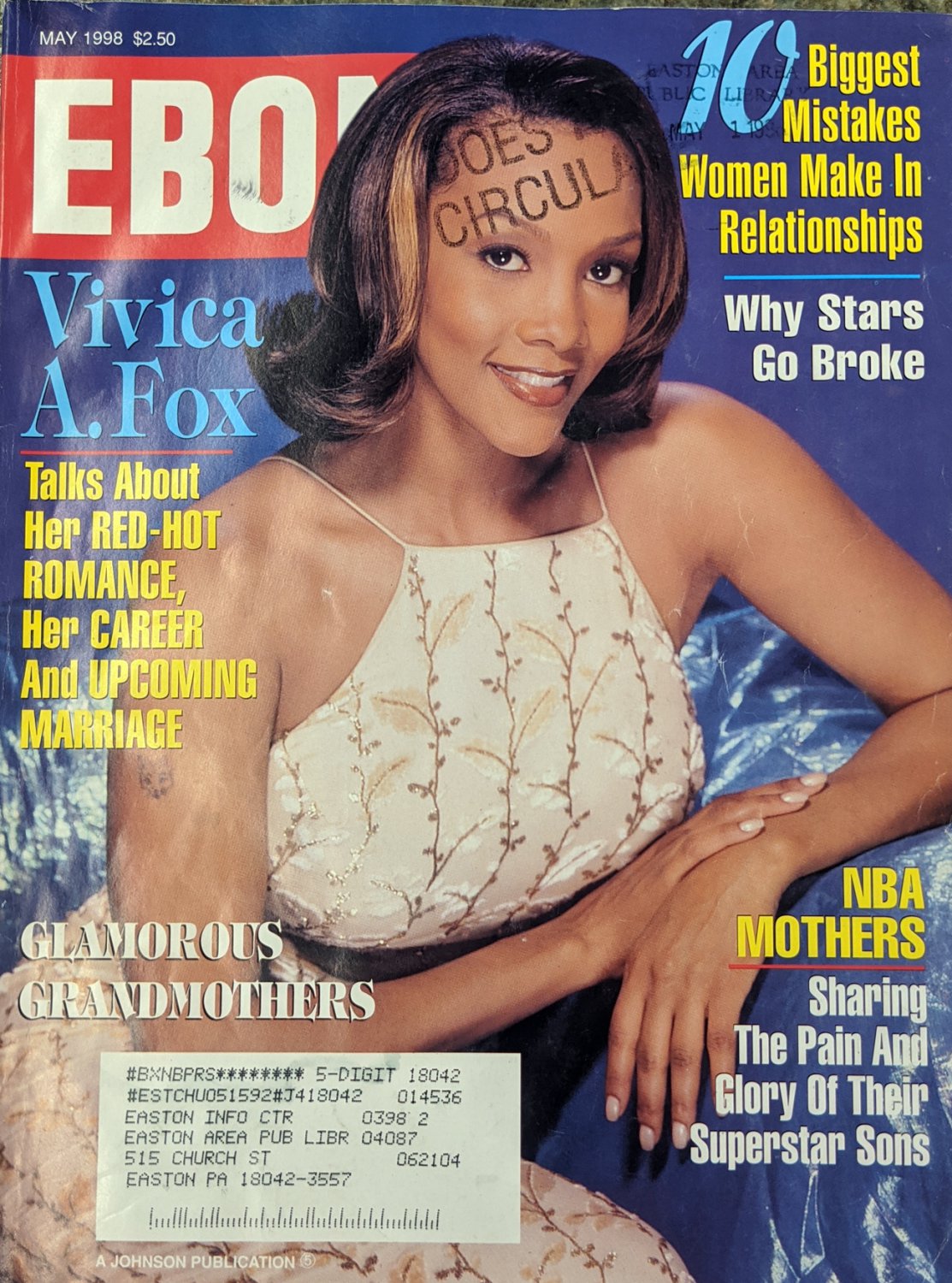 Ebony Magazine May 1998 Vivica A Fox Cover