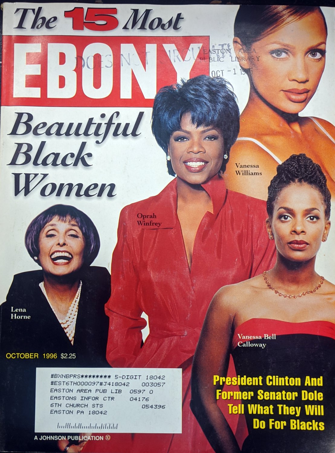Ebony magazine october 1996
