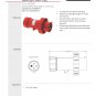 Container Reefer Male Plug 32A 480VAC Watertight 3 phase  ESL 1800-03P1A E33MP1A