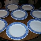 Lot of 10 fwc Ceramica Quadrifoglio Made in Italy 11 1/2 inch Dinner Plates
