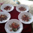 Lot of 5 Vintage Modell Von Ph Rosenthal - Maria, Selb Bavaria 7 1/2 inch Plates
