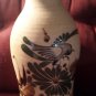 Vintage 1970's Mexican Tonala Stoneware Vase, Signed EM Mex Brown Pottery