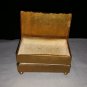 ANTIQUE VANITY 2 TIER EXPANDING GOLD TONE DRESSER JEWELRY BOX WITH CAMEO