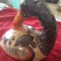 Vintage Hand Painted Pottery Bird Made in Mexico, Mexican Pottery, Cute-002