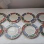 Persia by Sakura Majesticware Stoneware Sue Zipkin 8 Flat Mugs & Saucer Sets