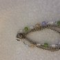 Vintage Park Lane Necklace, Bracelet & Earrings Silver Toned, Pastel Beads
