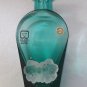 Emerald Green Cristallo 24% Pbo Al Piombo Glass Line 6 inch Bottle with Stopper