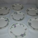 Grapevine by Pfaltzgraff Stoneware Lot of 6 Dinner Plates,USA,Purple Grapes