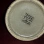 Two's Company Hand Painted Majolica Yellow & Brown Basket Weave Pitcher