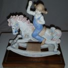 Vintage Paul Sebastian Girl on a Horse