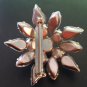 RARE Vintage Moonstone Rhinestone Brooch