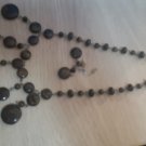 Vtg Ret HDNY Brown Amber Tiger Eye Stone Necklace