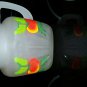 1950's Vintage Hand painted Frosted Federal Sunburst with Oranges,Very Nice