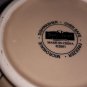 2001 Tender Heart Treasures Leaf Stoneware Pottery Crock Oven Safe Blue & Beige