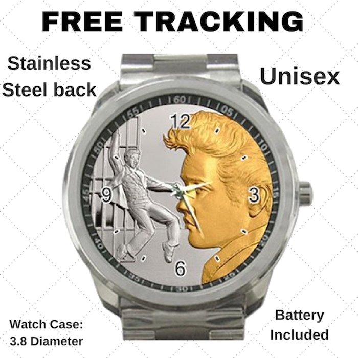 Elvis Presley's Jailhouse Rock Unisex Sport Metal Watch