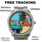 The Adventures Of TinTin Cartoon Unisex Sport Metal Watch