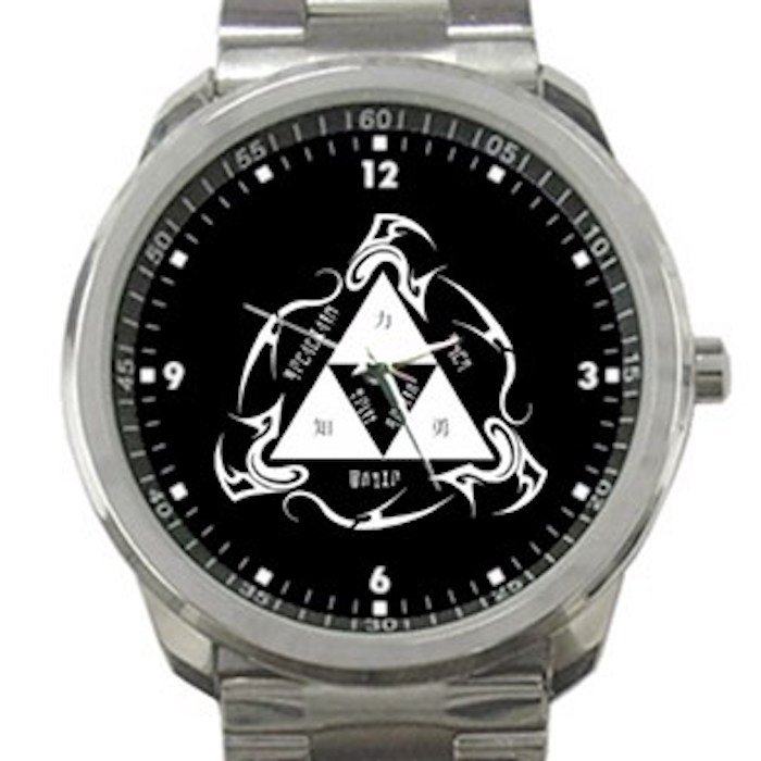 Rare Zelda Triforce Link Unisex Sport Metal Watch