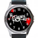 My Chemical Romance Unisex Round Metal Watch-Leather Band