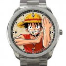 Monkey D. Luffy One Piece Manga Unisex Sport Metal Watch