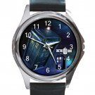 Doctor Who Tardis Unisex Round Metal Watch-Leather Band