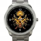 Nice Freemason Logo Unisex Sport Metal Watch