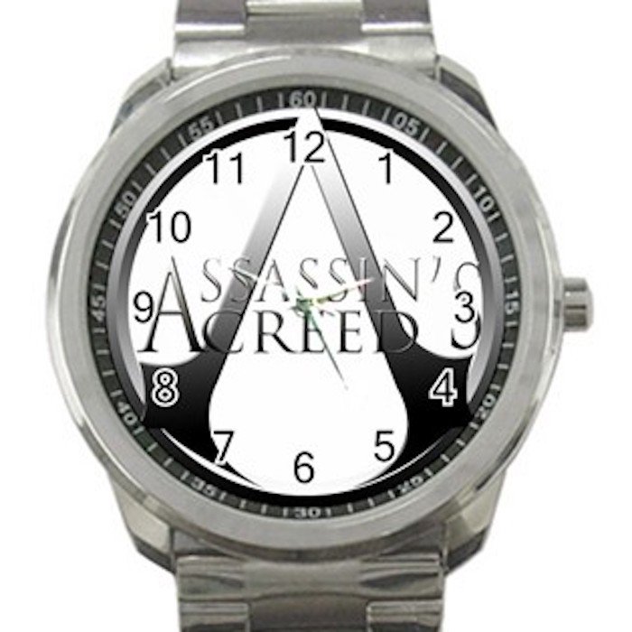 Assassin's Creed Nice Logo Unisex Sport Metal Watch