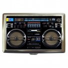 Boombox High Quality Silver Chrome Cigarette Money/ Credit Card Case