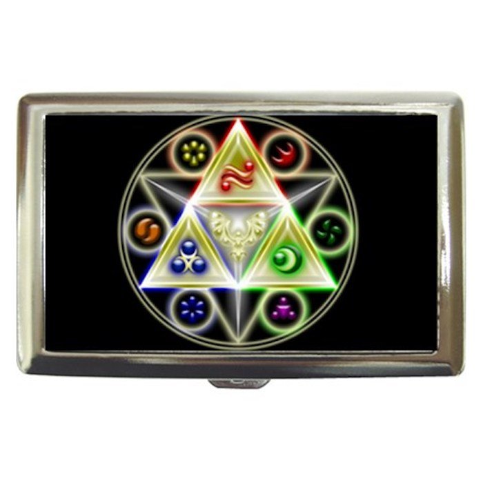 Legend Of Zelda High Quality Silver Chrome Cigarette Money/ Credit Card Case