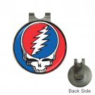 Grateful Dead High Quality Metal Chrome Golf Ball Hat Clip