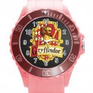 Harry Potter Hogwarts Gryffindor Ladies Pink Round Plastic Sport Watch