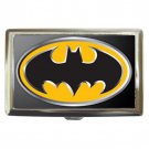 Batman Logo High Quality Silver Chrome Cigarette Money/ Credit Card Case