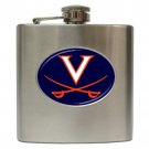 Virginia Cavaliers logo 6 oz Stainless Steel Hip Flask