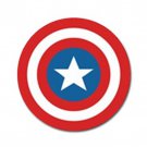 Captain America High Quality Metal Chrome 4 Golf Ball Marker