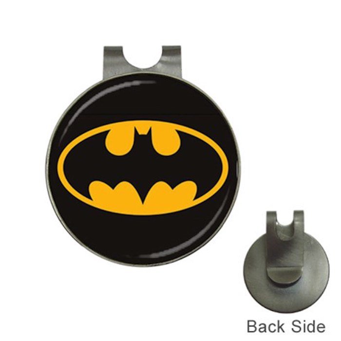 Batman Shield High Quality Metal Chrome Golf Ball Hat Clip