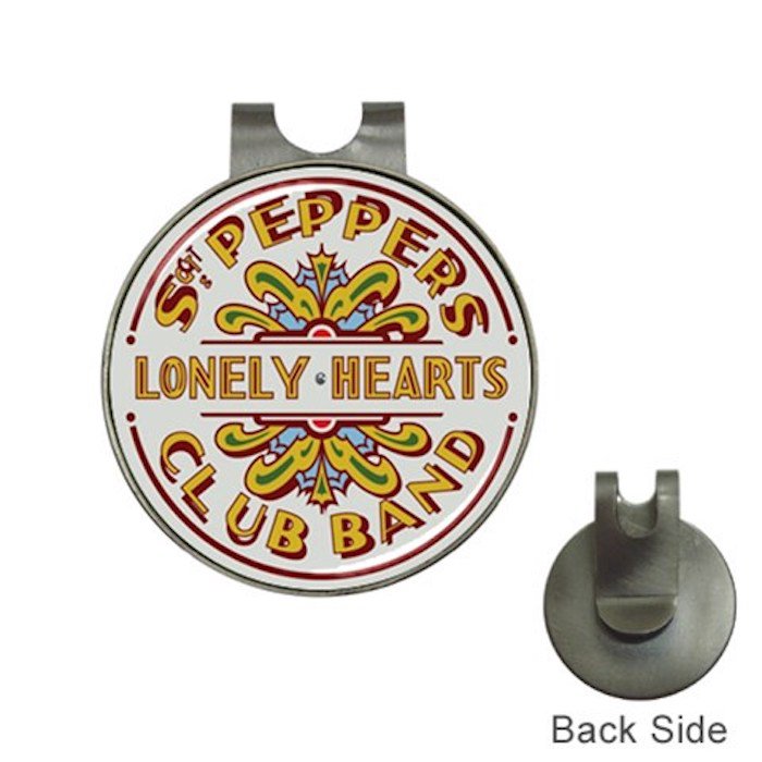Sgt Pepper High Quality Metal Chrome Golf Ball Hat Clip