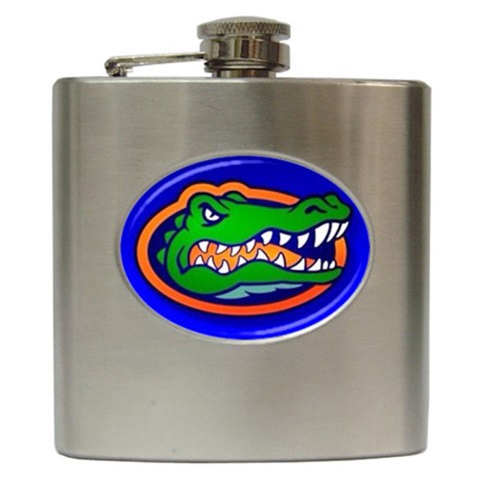 Florida Gators football 6 oz Stainless Steel Hip Flask