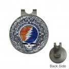 Grateful Dead Aztec High Quality Metal Chrome Golf Ball Hat Clip