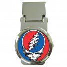 Grateful Dead Steal Your Face Money Clip Watch