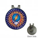 Grateful Dead Sunshine Steal Your Face High Quality Metal Chrome Golf Ball Hat Clip