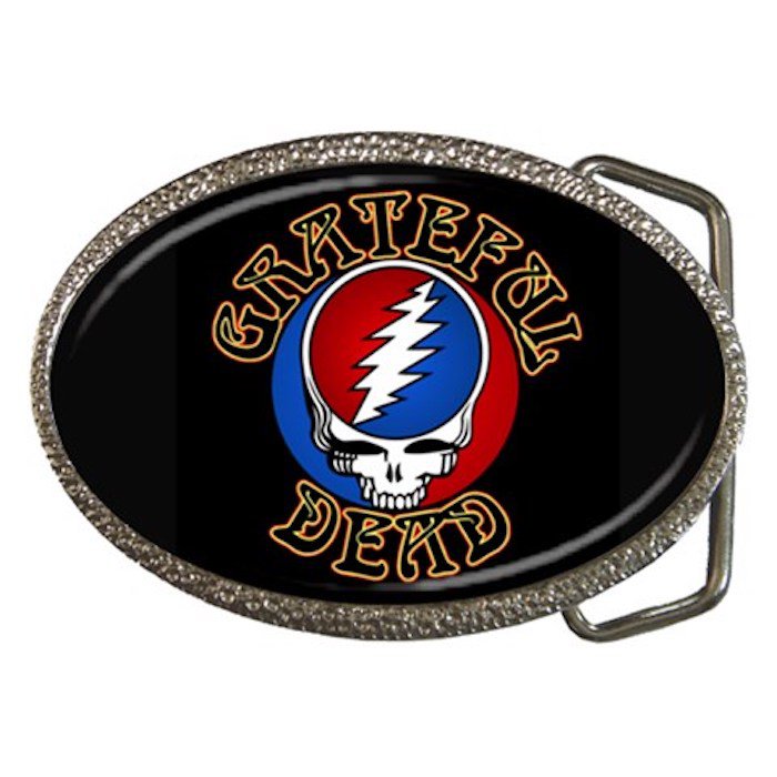 Grateful Dead High Quality Metal Chrome Belt Buckle