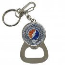 Grateful Dead Steal Your Face High Quality Metal Chrome Bottle Opener Key Chain