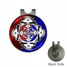 Grateful Dead Reflections High Quality Metal Chrome Golf Ball Hat Clip