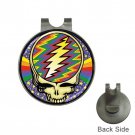 Grateful Dead Cosmic High Quality Metal Chrome Golf Ball Hat Clip
