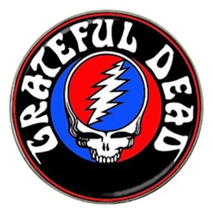 Grateful Dead Music Band High Quality Metal Chrome Hat Clip Ball Marker (4 pack)