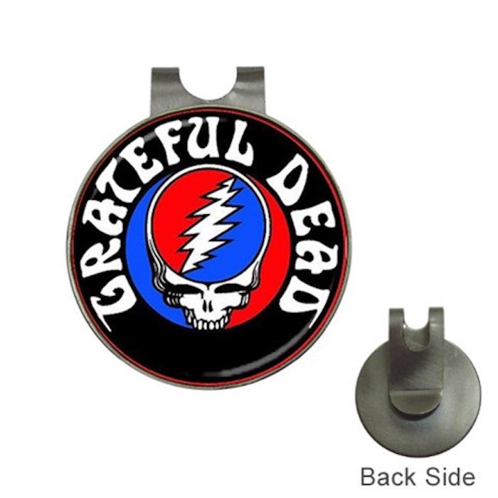 Grateful Dead Music Band High Quality Metal Chrome Golf Ball Hat Clip