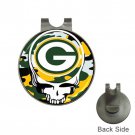 Grateful Dead Green Bay Packers High Quality Metal Chrome Golf Ball Hat Clip