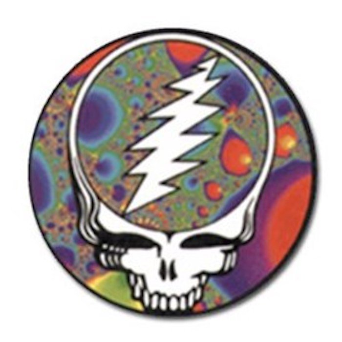 Grateful Dead-Deadhead High Quality Metal Chrome 4 Golf Ball Marker