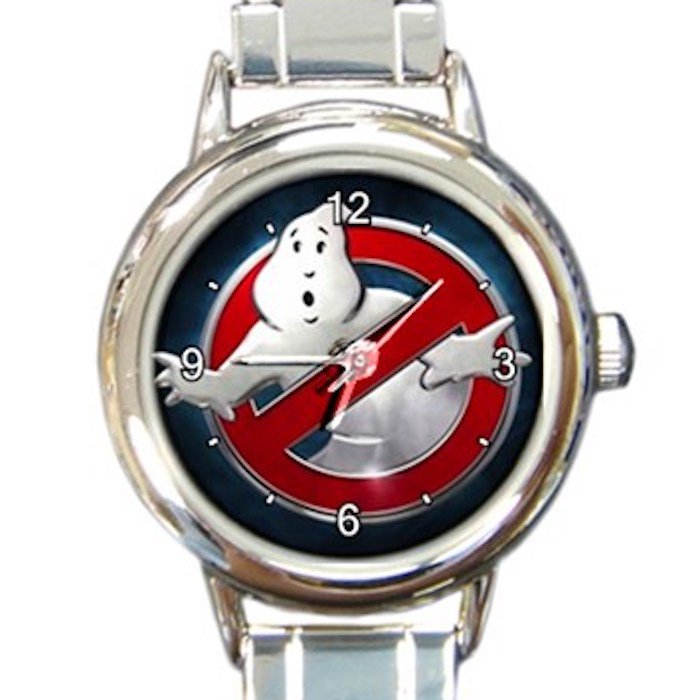 Ghostbusters Movie Logo Ladies Round Italian Charm Watch