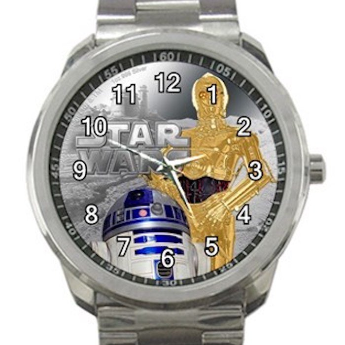Star Wars RD2D & CP30 Unisex Sport Metal Watch